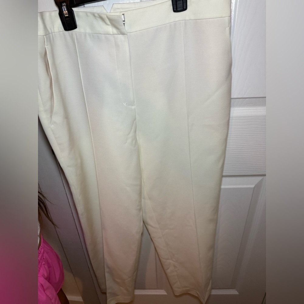 BCBGMAXAZRIA Women's Cream Trousers